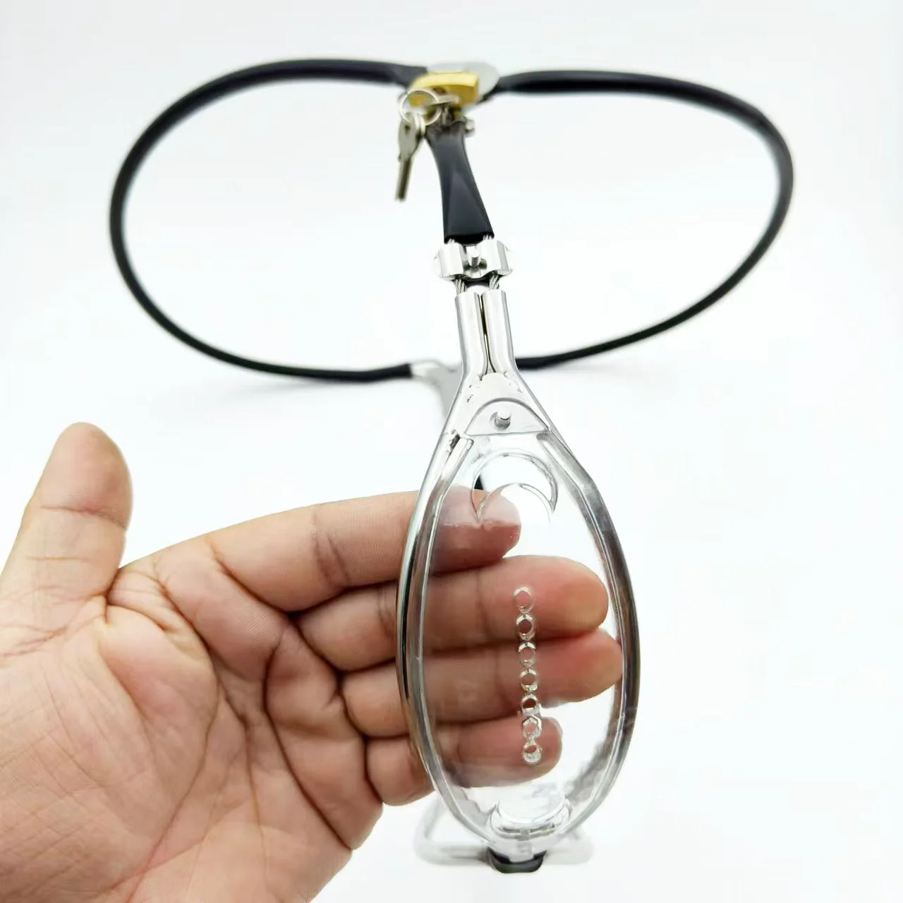 Clear Chastity Belt For Female - Image 2