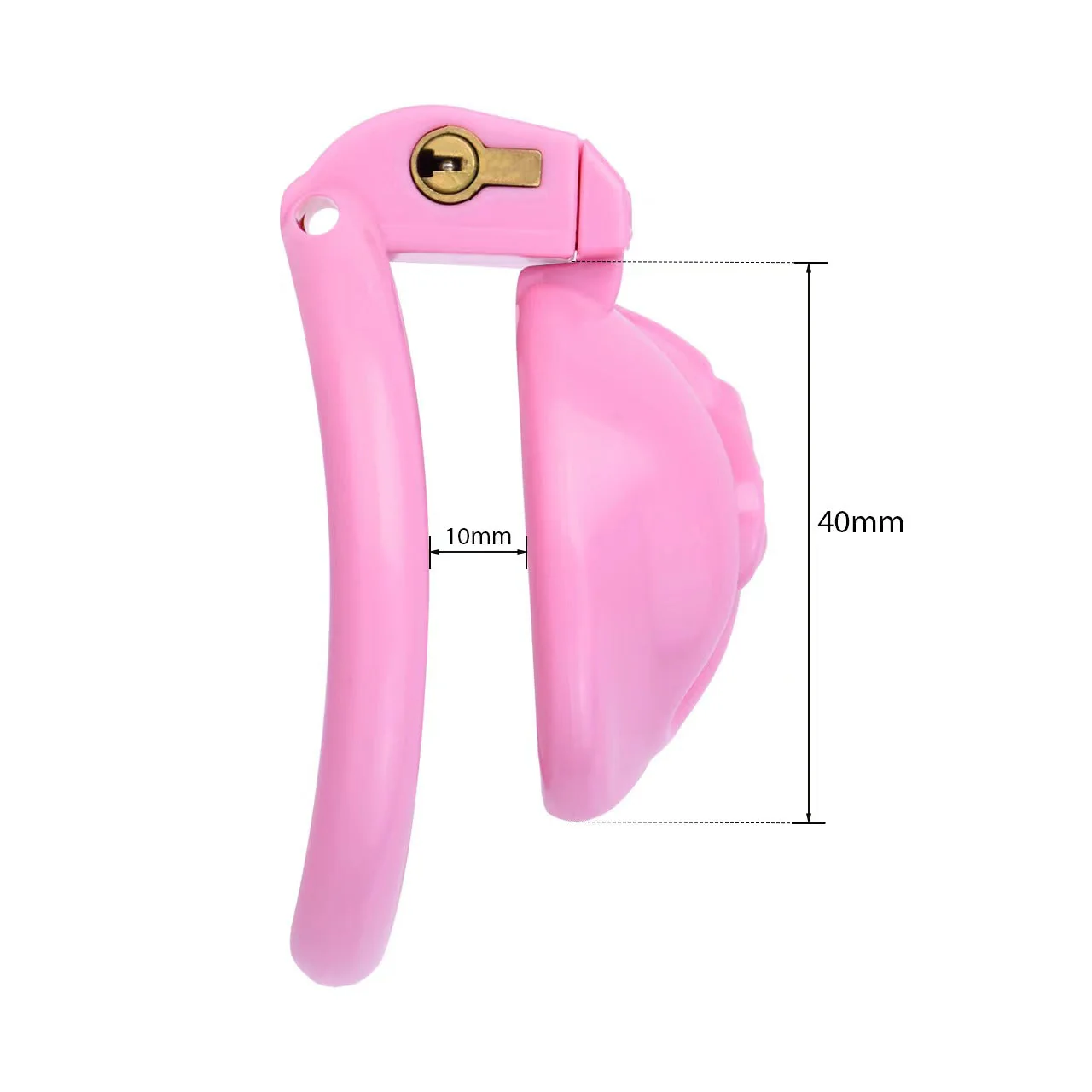Clit Chastity Cage Black Pink - Image 5