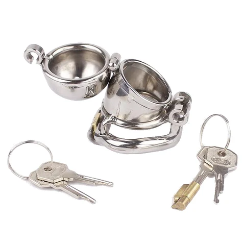Metal Chastity Cage 2.55 inches Long - Image 3