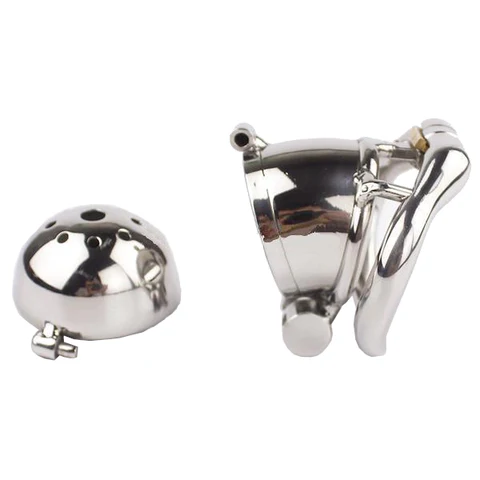 Metal Chastity Cage 2.55 inches Long - Image 5