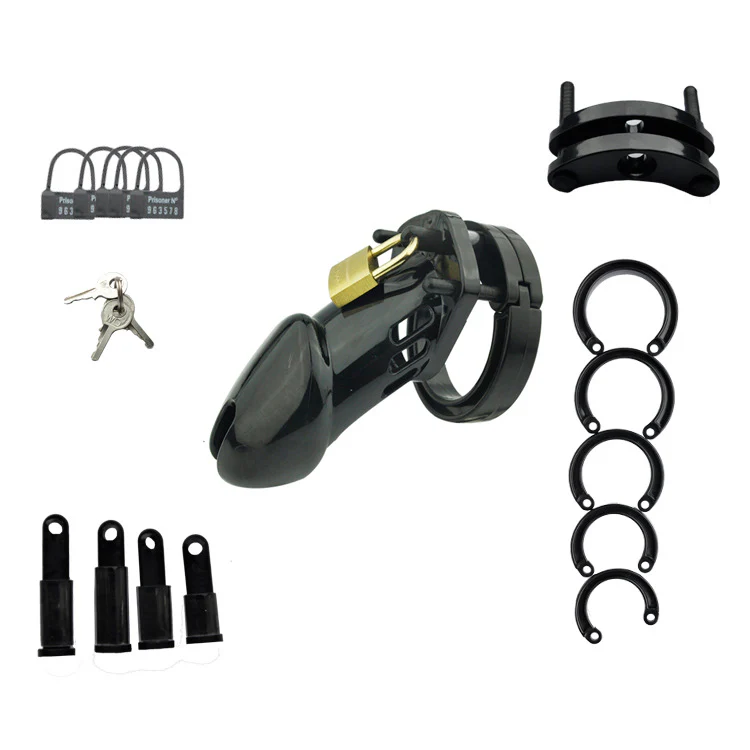 Closure | Firm Plastic Chastity Cage 3.54 Inches - Image 3