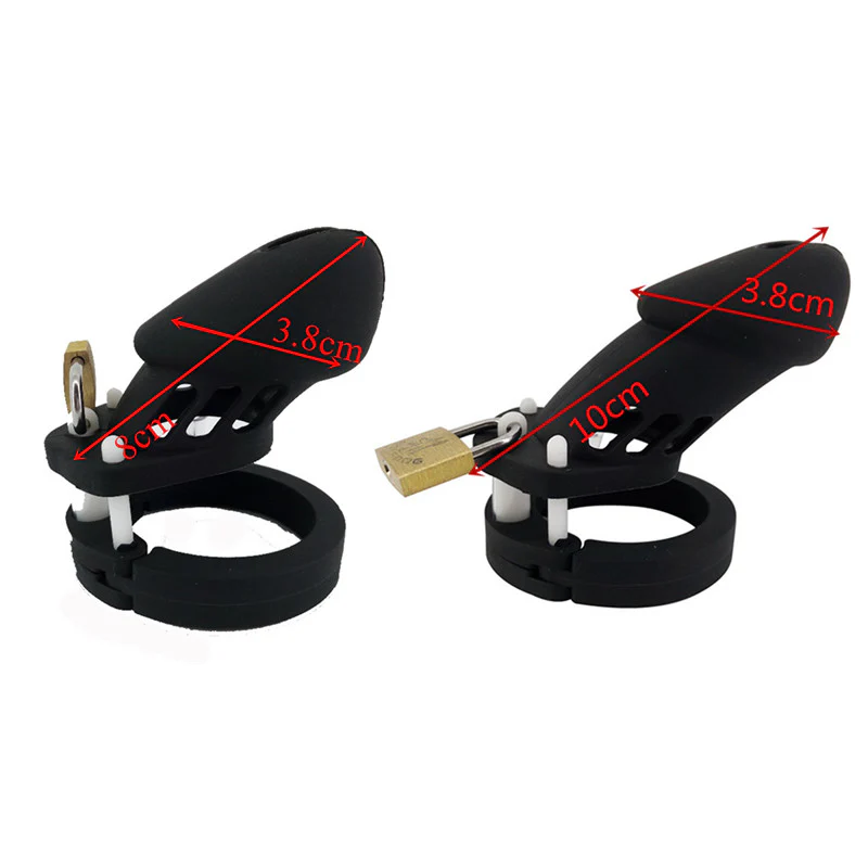 Silicone Cock Cage for beginners 3.15 inches and 3.74 inches long - Image 3