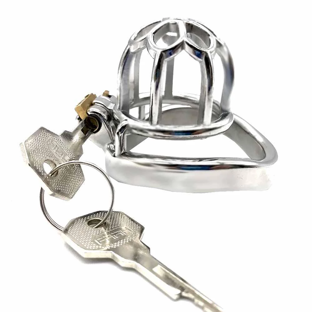 Metal Chastity Cage 1.96 inches Long - Image 4