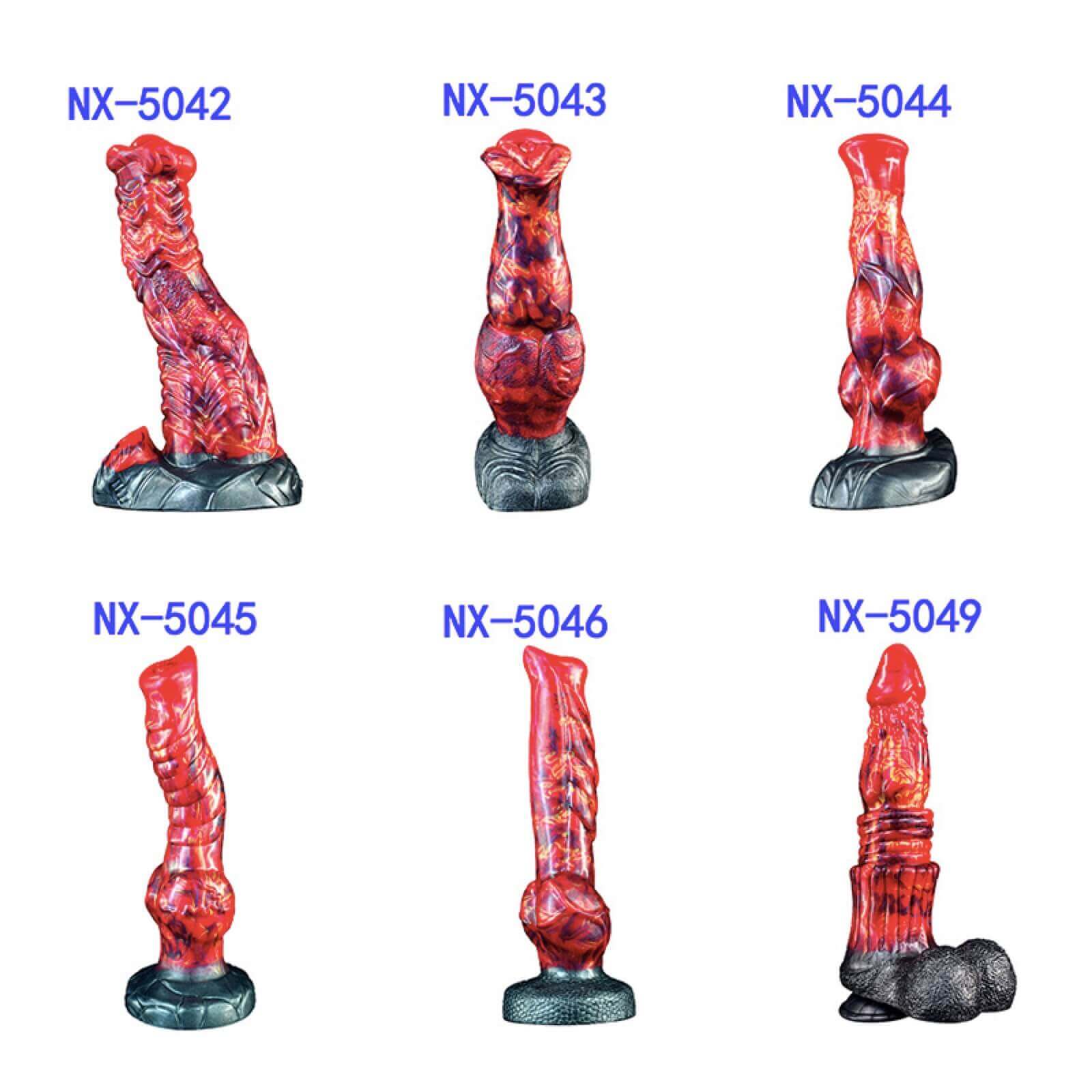 Color Liquid Silicone Soft Shaped Penis - Image 2