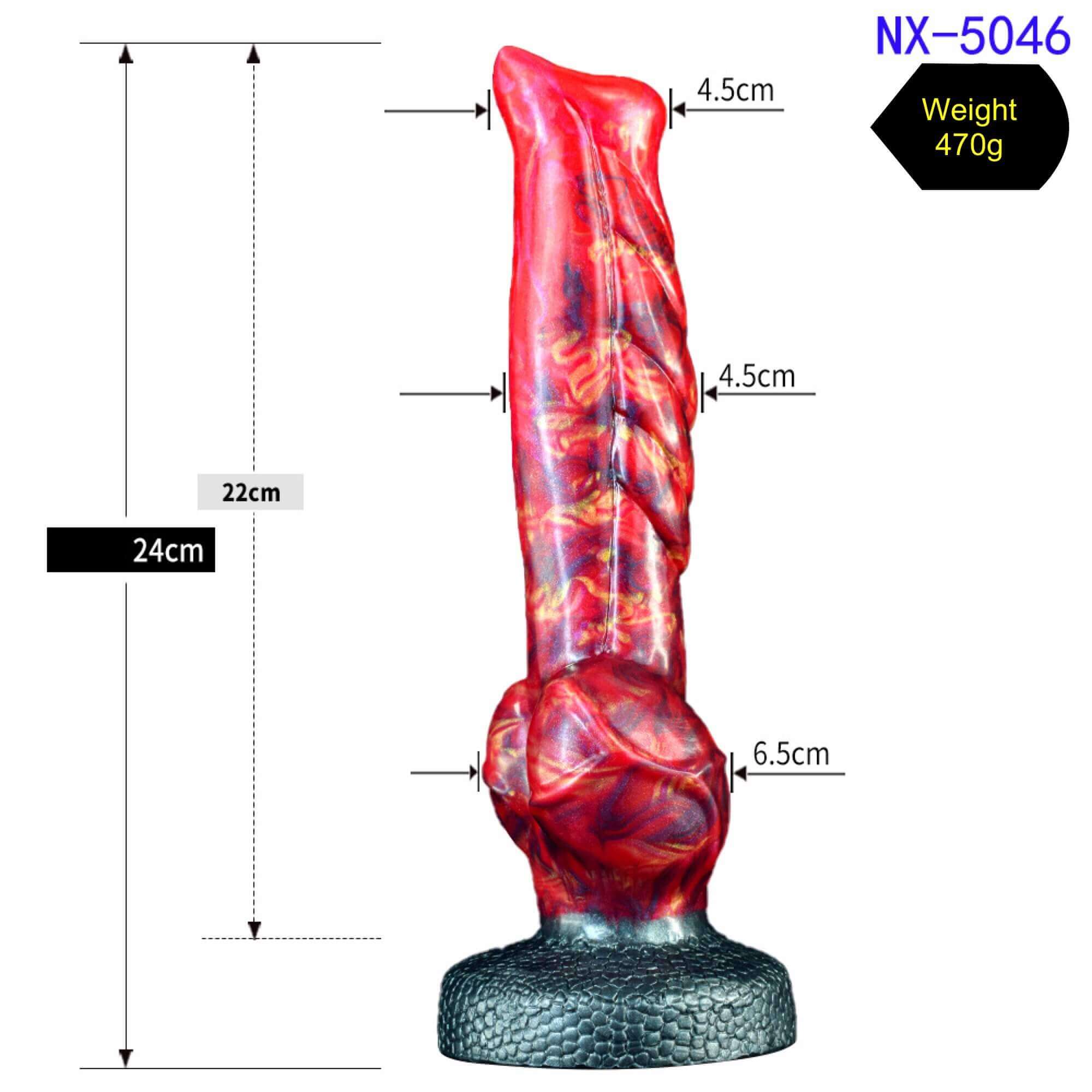 Color Liquid Silicone Soft Shaped Penis - Image 4