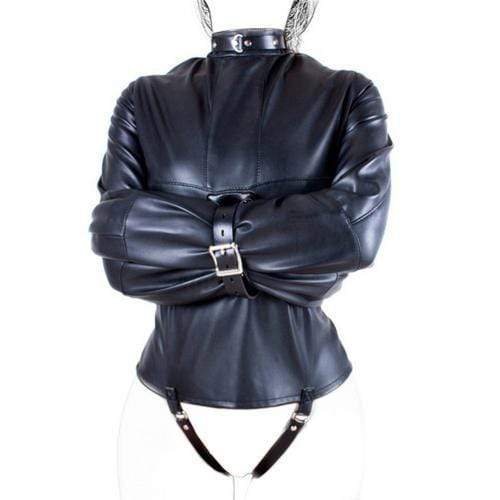 Colored Leather Harness BDSM Straitjacket - Image 2