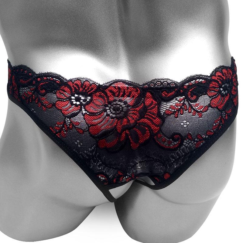Crotchless Lace Panties - Image 3