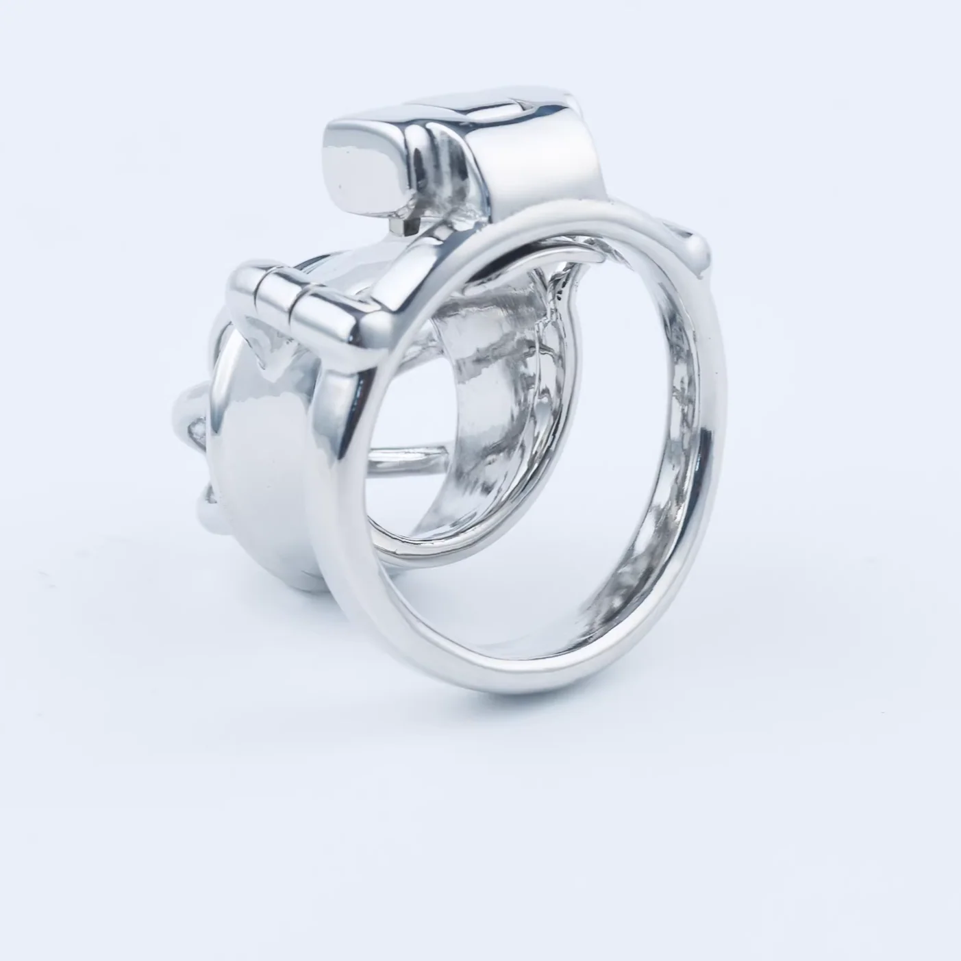 Custom Fit Steel Chastity Device for PA Piercing - Image 2