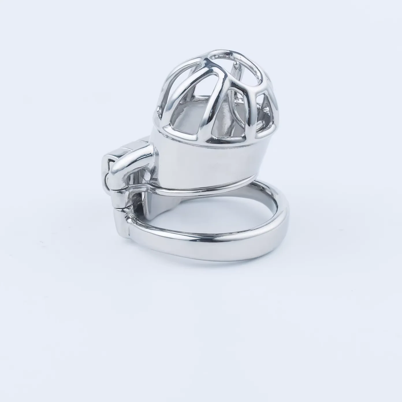 Custom Fit Steel Chastity Device for PA Piercing - Image 3