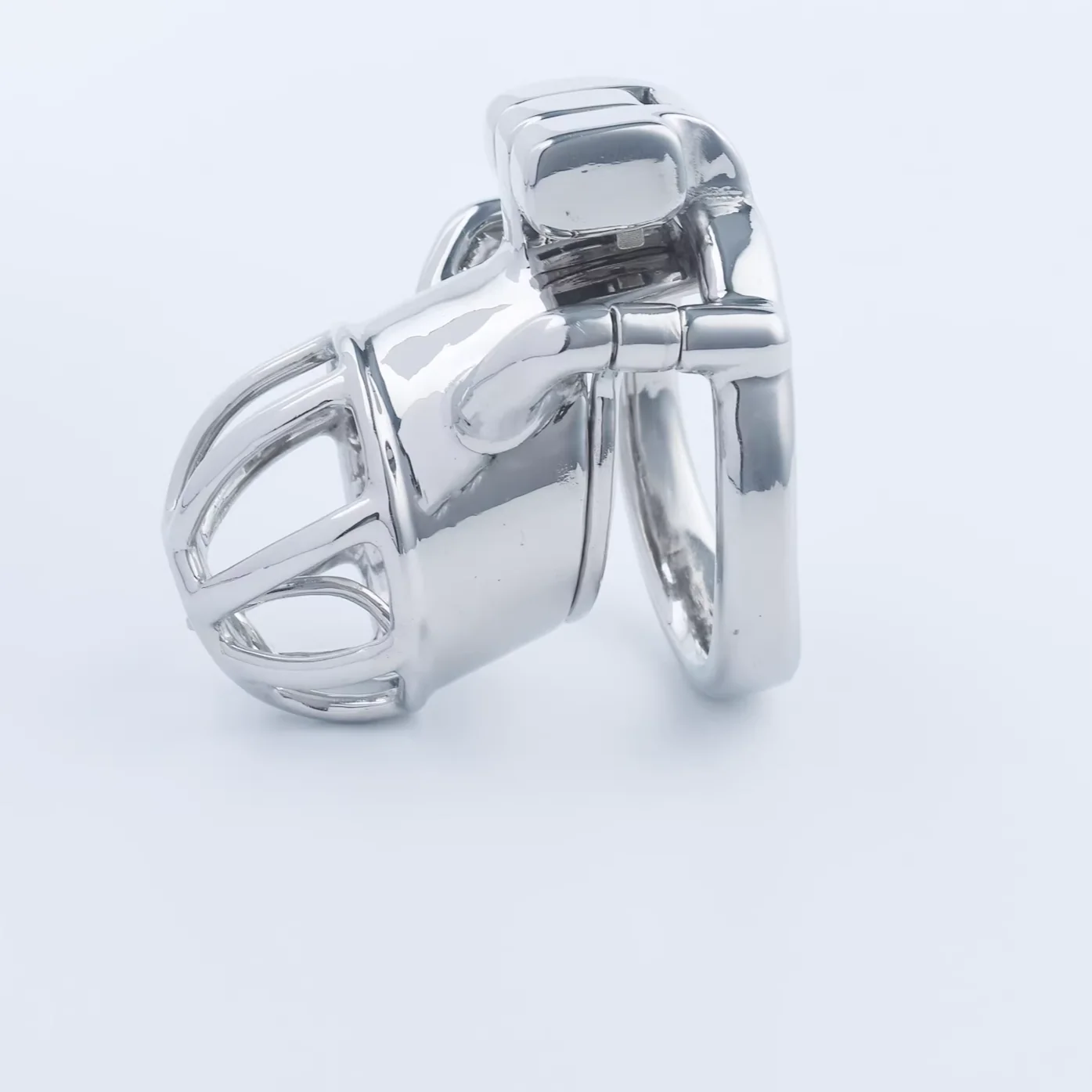 Custom Fit Steel Chastity Device for PA Piercing - Image 4