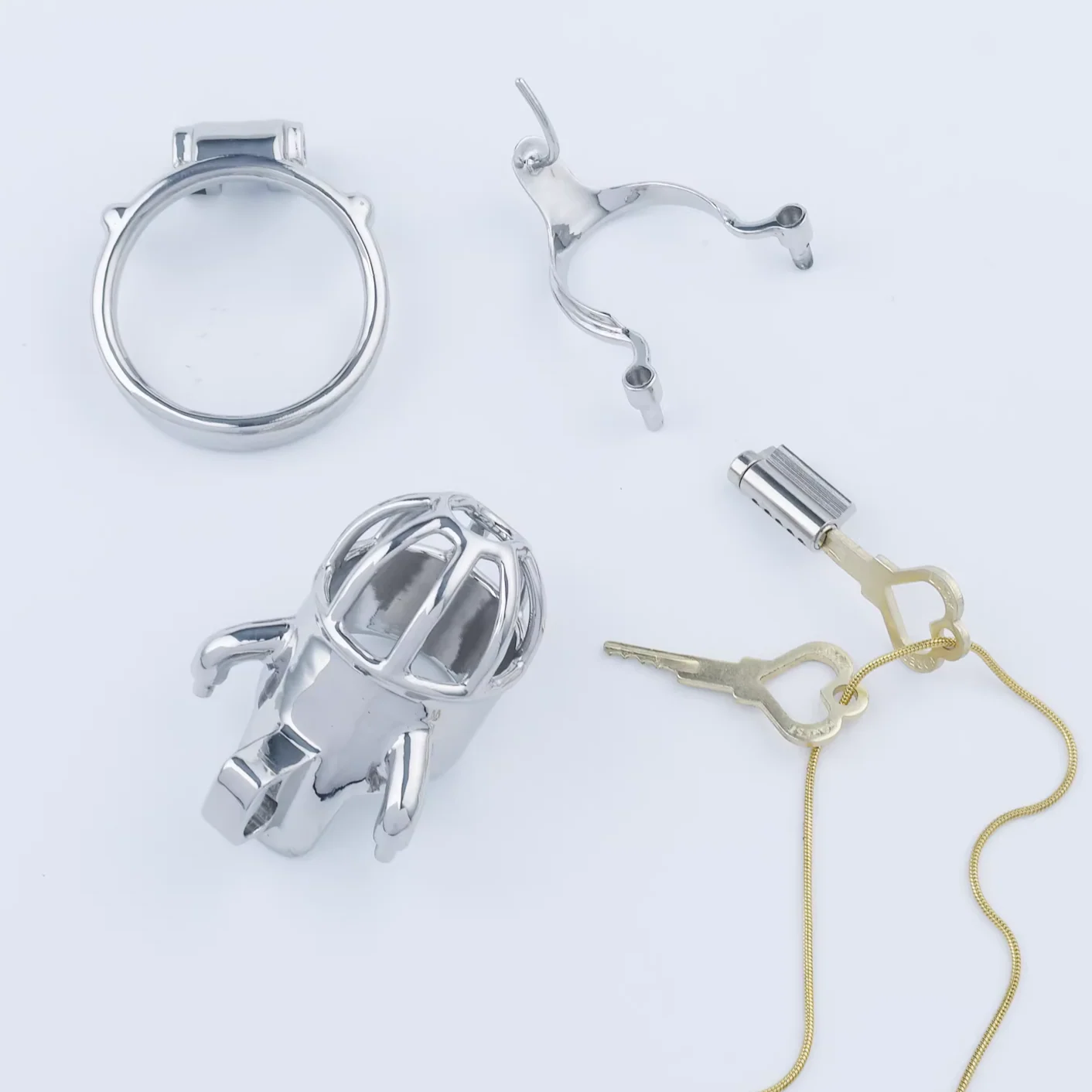 Custom Fit Steel Chastity Device for PA Piercing - Image 9
