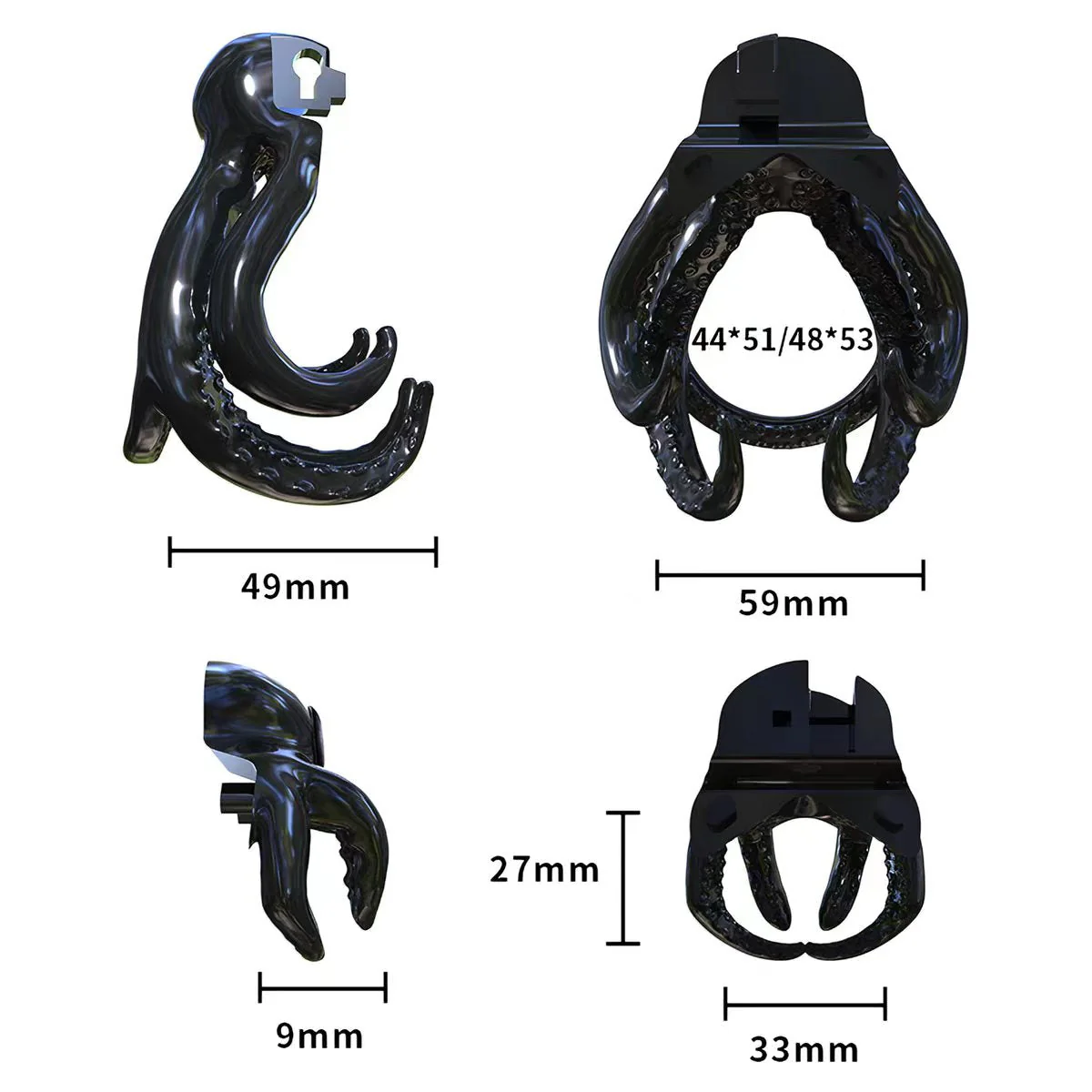Cyclops Octopus Chastity Cage - Image 7