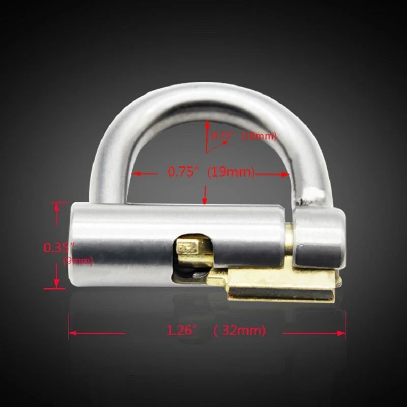 D-Ring PA Lock Glans Piercing - Image 2