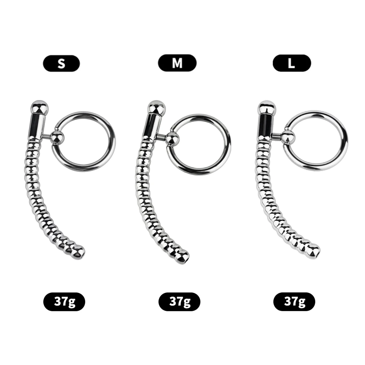 Detachable Steel PA Penis Ring - Image 3