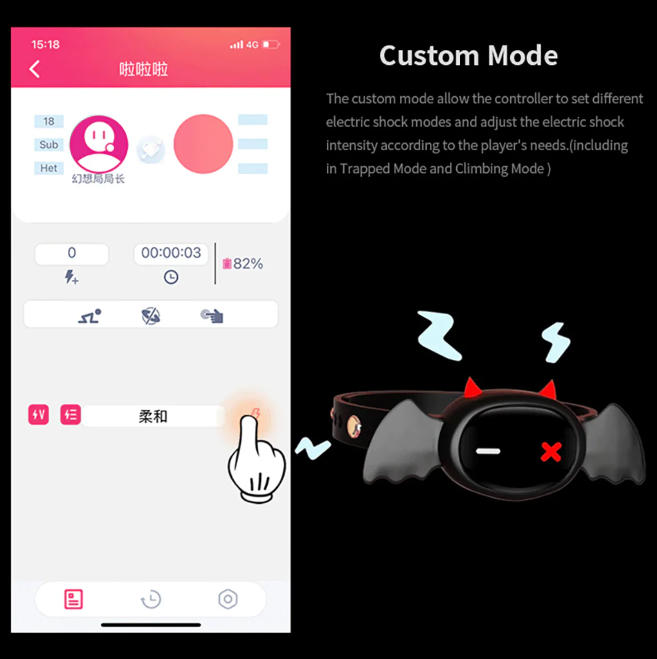 APP Remote Control Devil Collar Adjustable - Image 10