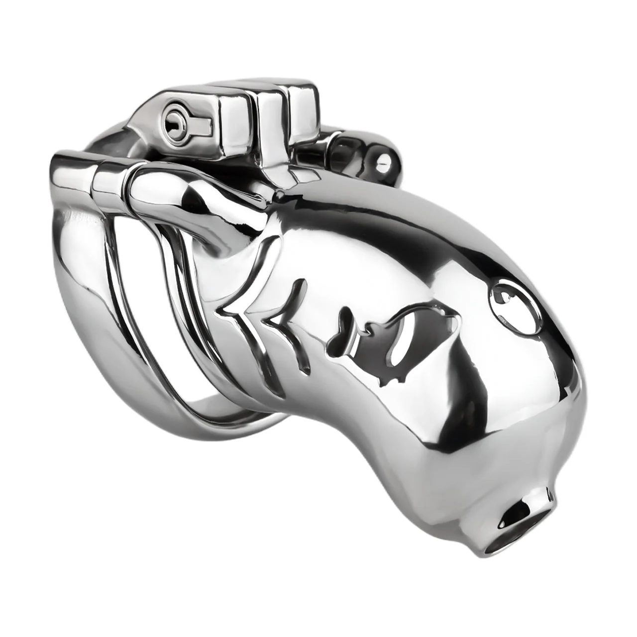 Dolphin Steel Chastity Cage with Anti-ring - Image 21