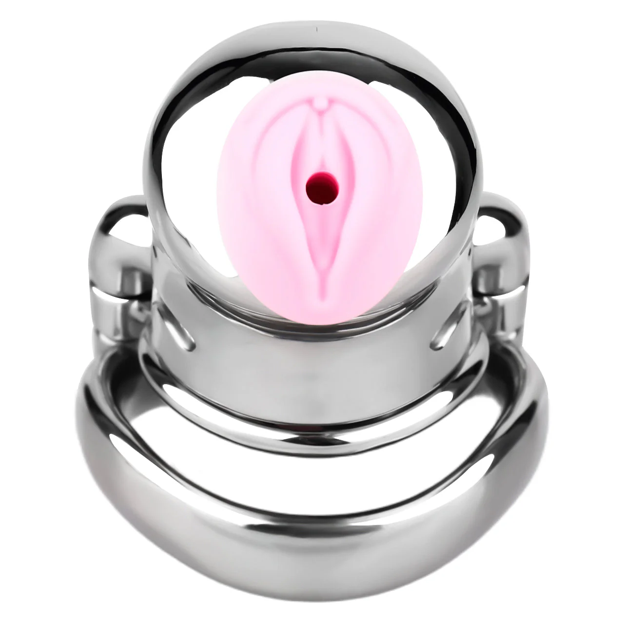 Dolphin Steel Chastity Cage with Anti-ring - Image 23