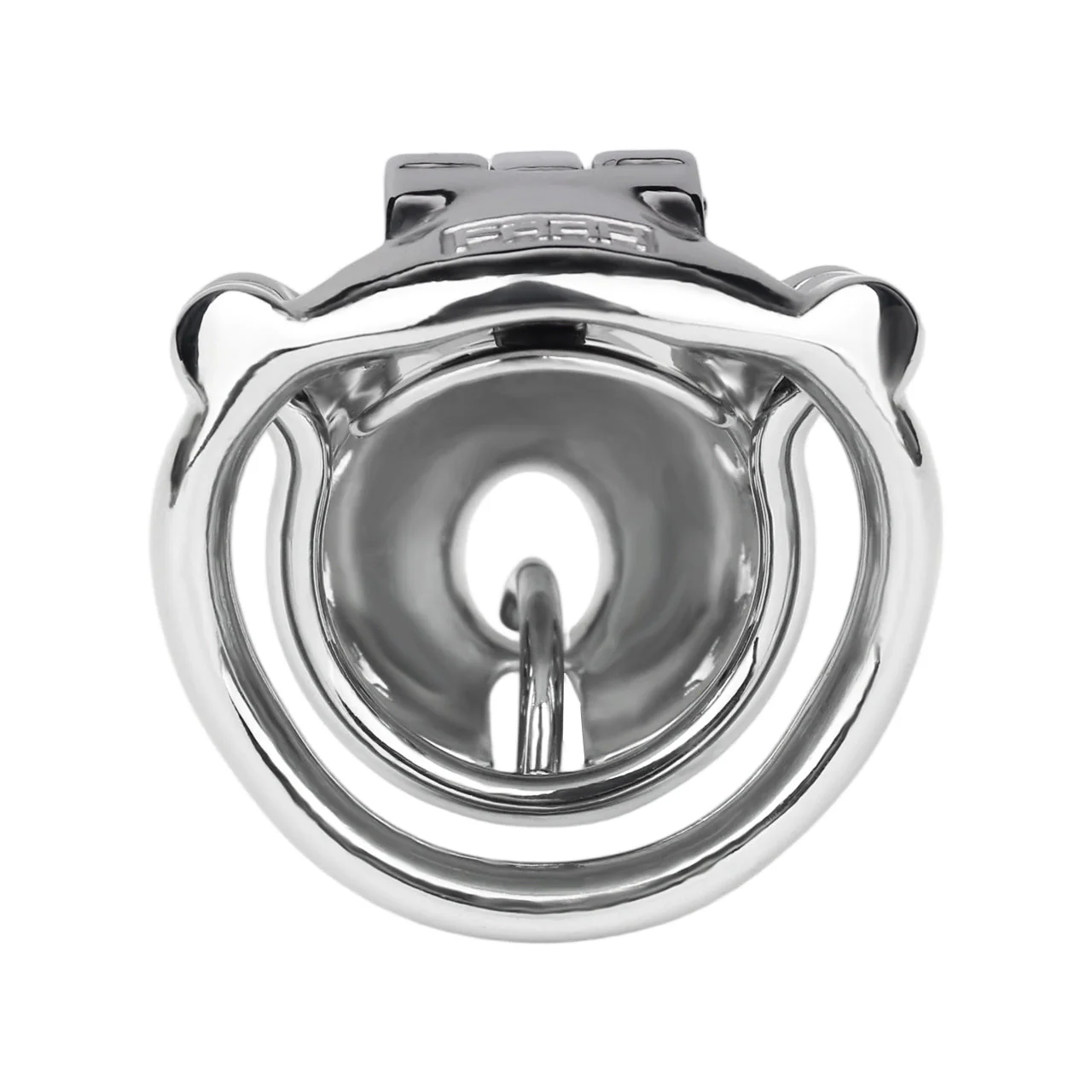 Dolphin Steel Chastity Cage With PA Piercing - Image 7