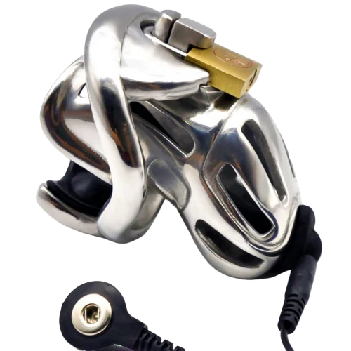 Electric Metal Chastity Cage - Image 3