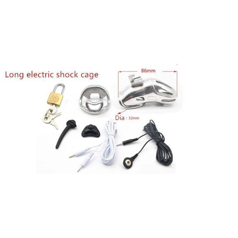 Electric Metal Chastity Cage - Image 5
