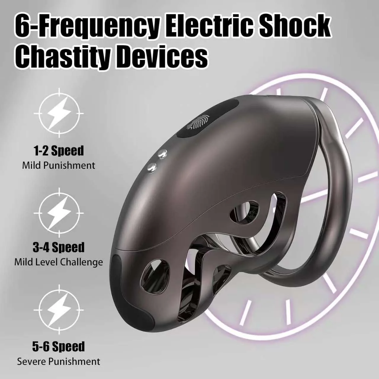 Electric Remote Control Chastity Cage - Image 3
