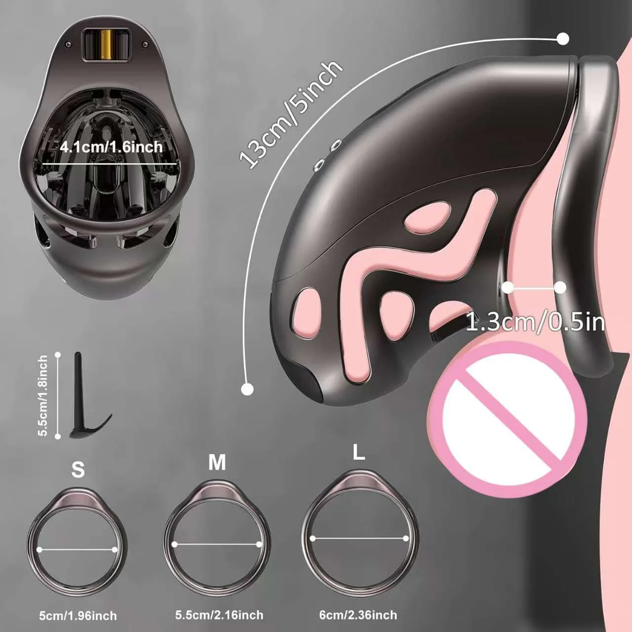 Electric Remote Control Chastity Cage - Image 4