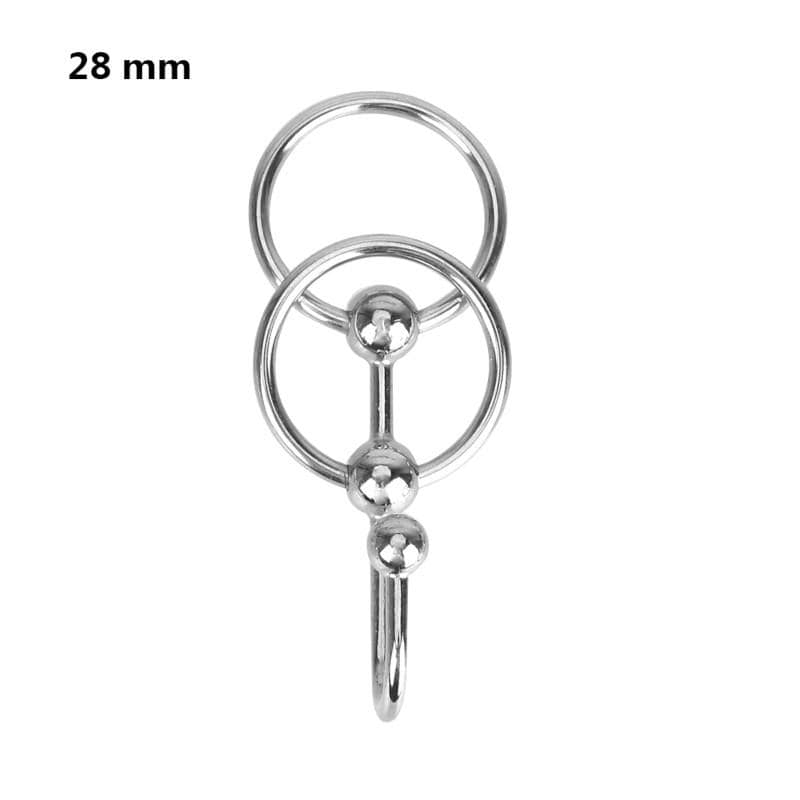 Erection Enhancer Penis Plug With Dual Cock Rings - Image 11
