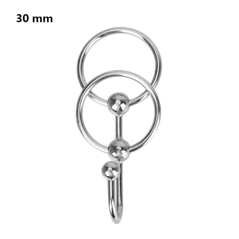 Erection Enhancer Penis Plug With Dual Cock Rings - Image 12