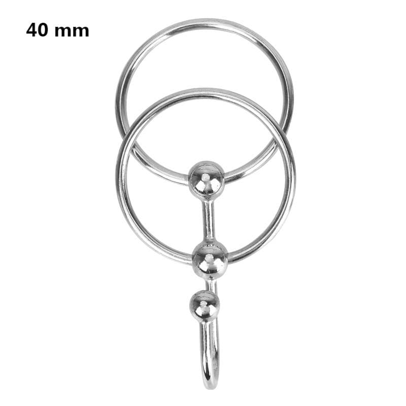 Erection Enhancer Penis Plug With Dual Cock Rings - Image 15