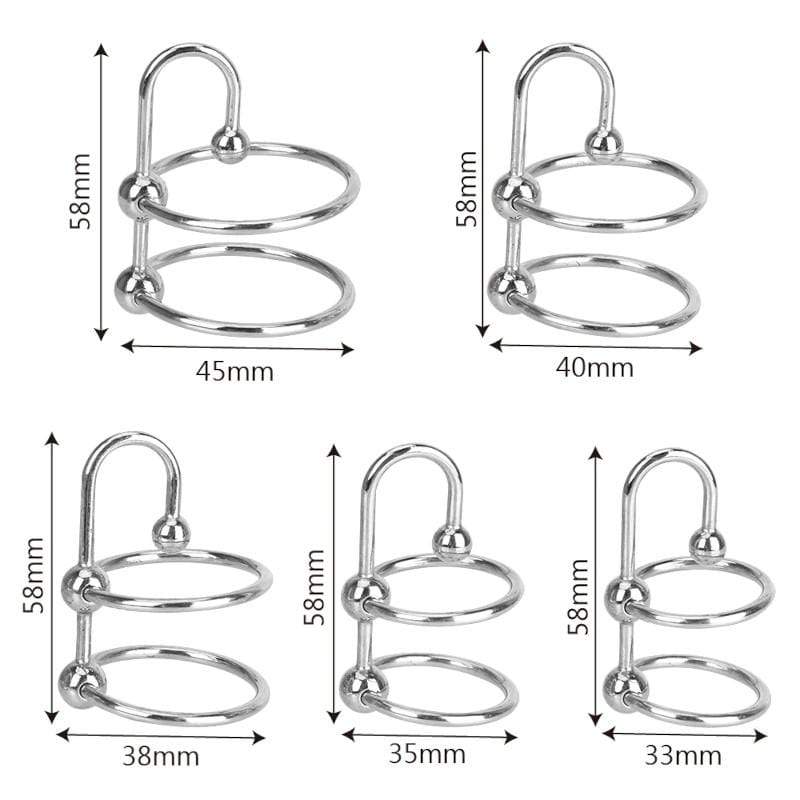 Erection Enhancer Penis Plug With Dual Cock Rings - Image 16