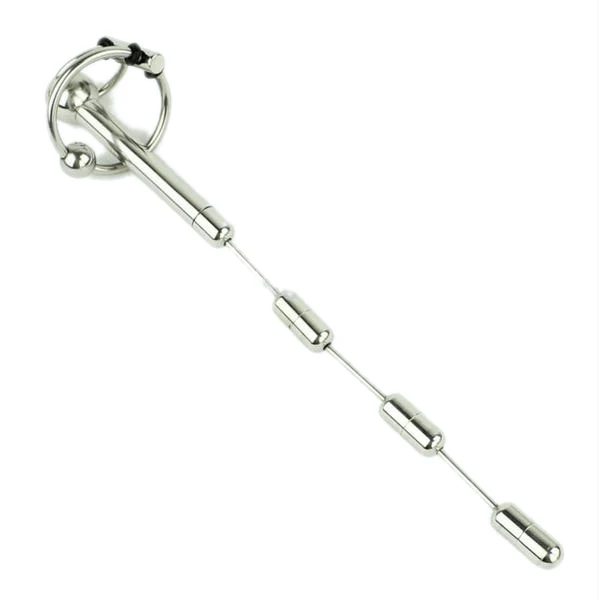 Extendable Penis Plug With 2 Stainless Rings - Image 2