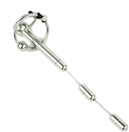 Extendable Penis Plug With 2 Stainless Rings - Image 5