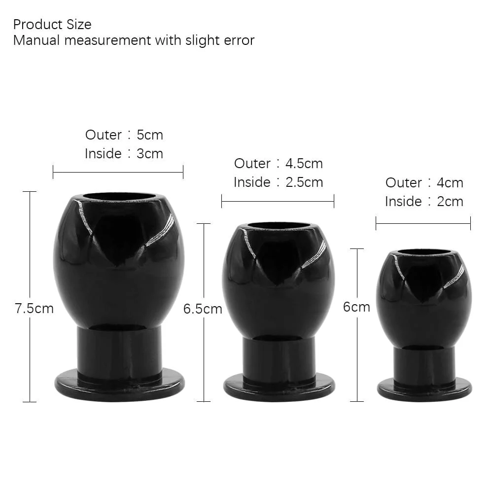 EXVOID Anal Wash Enema Vagina Anus Dilator Butt Expansion Adult Product Butt Plug Hollow Anal Plug Sex Toys for Women Men S/M/L - Image 5