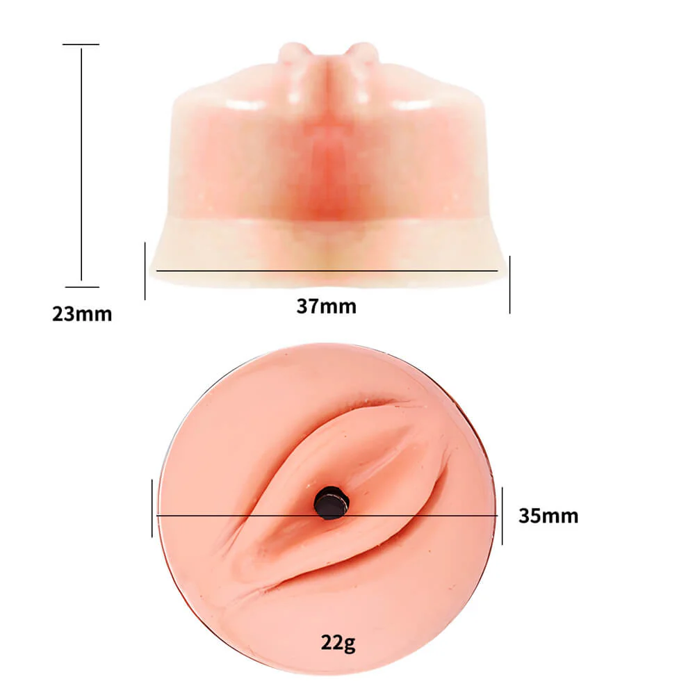 Fake Silicone Stainless Steel Chastity Cage - Image 5