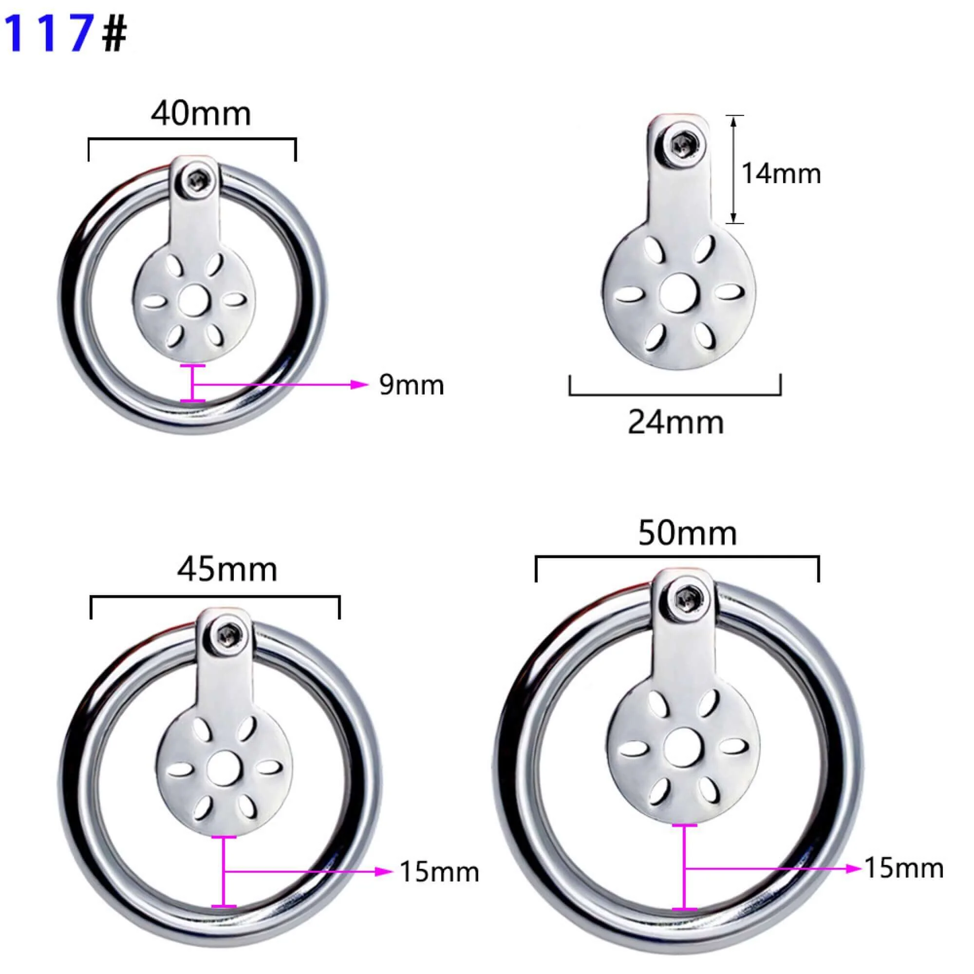 Flat Chastity Device CC104 - Image 5