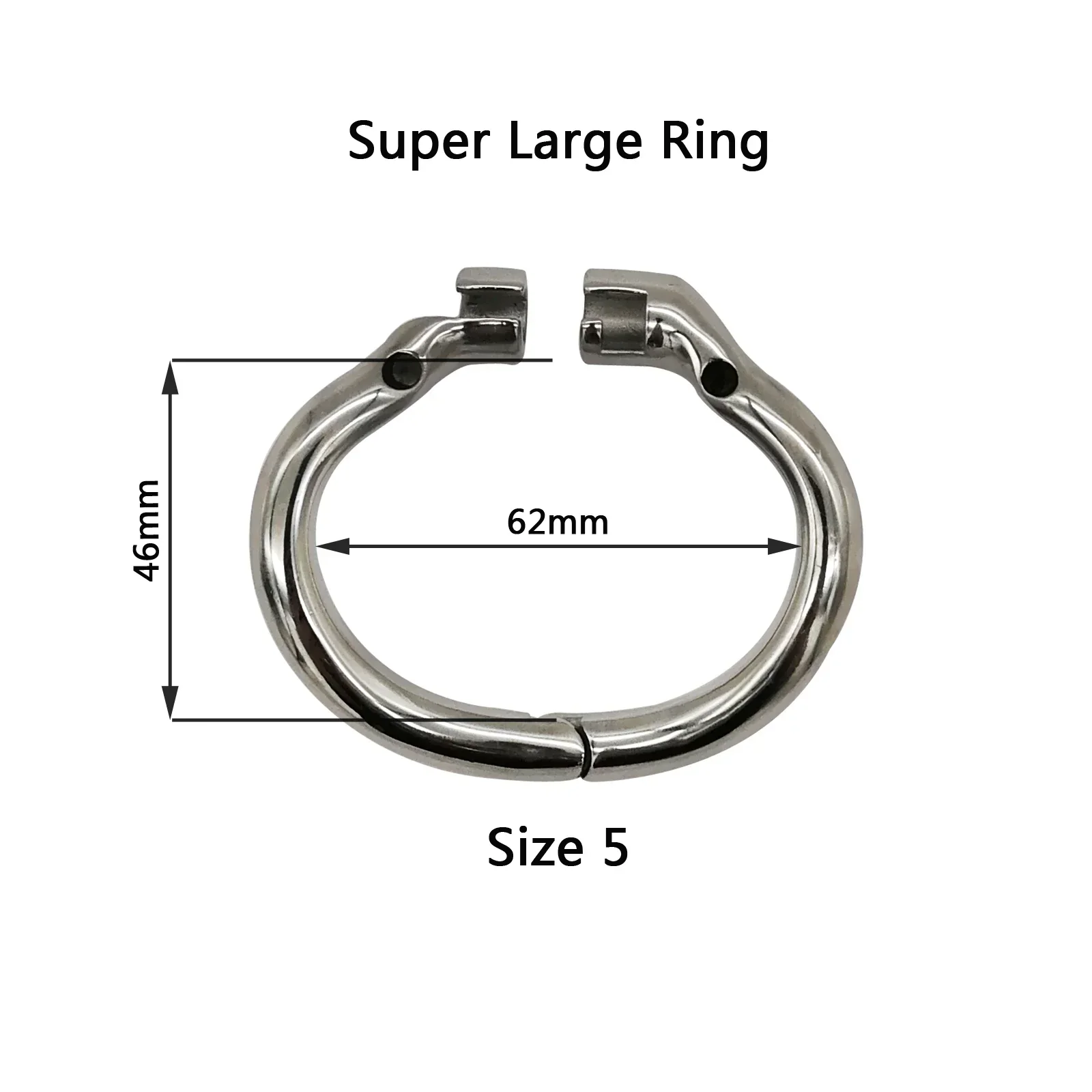 Flat Honeycomb Stainless Steel Chastity Device - Image 3