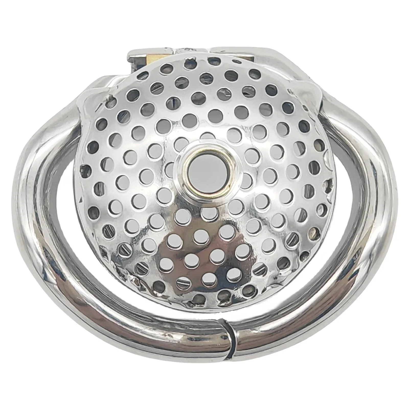 Flat Honeycomb Stainless Steel Chastity Device - Image 6