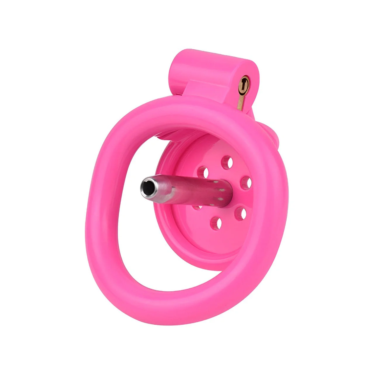 Flat Pink Cock Cage with Urethral - Image 6
