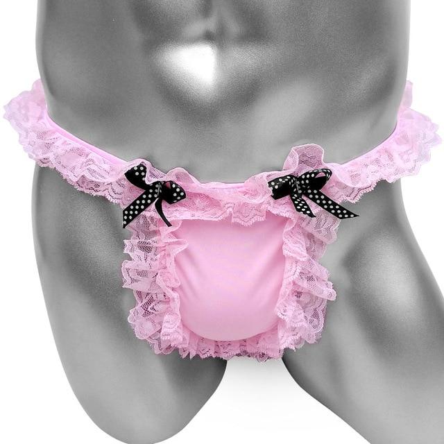 "Sissy Camille" Floral Ruffle Lace Panties