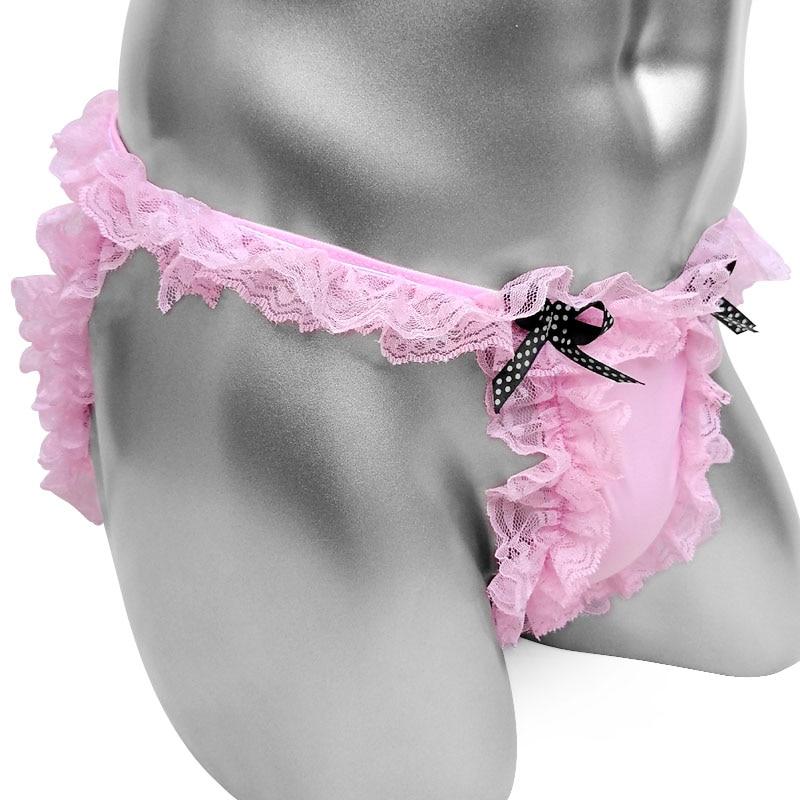 "Sissy Camille" Floral Ruffle Lace Panties - Image 2
