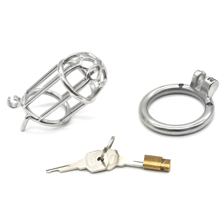 CC68 Steel Chastity Cage - Image 4