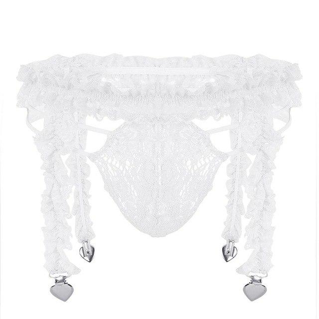 Heart Clips Garter Belt w/ G-string - Image 3