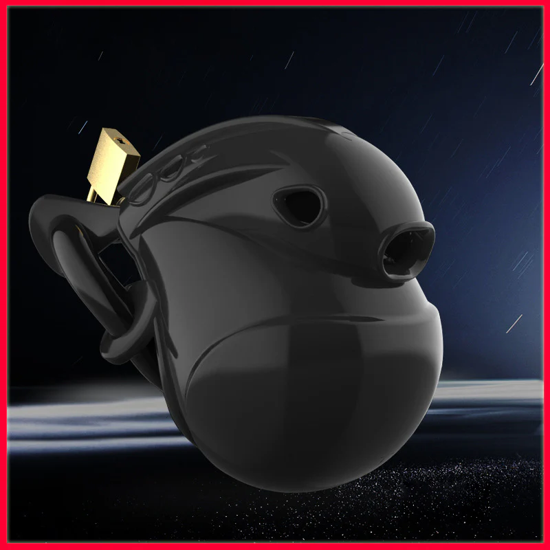 Full Wrapping Silicone Chastity Device With Adjustable Ring - Image 4