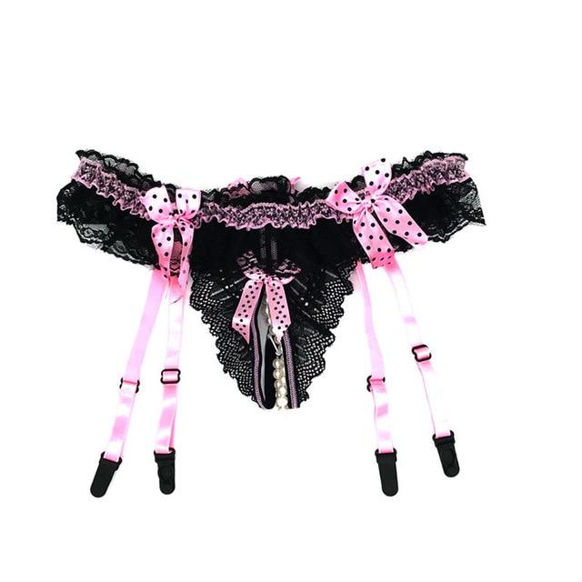 Slutty Sissy Garter Belt Set - Image 13