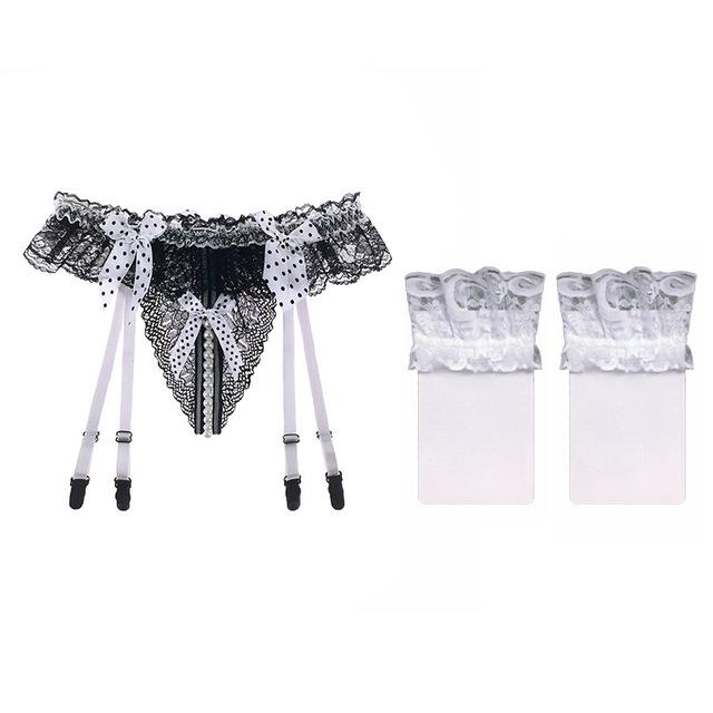 Slutty Sissy Garter Belt Set - Image 8