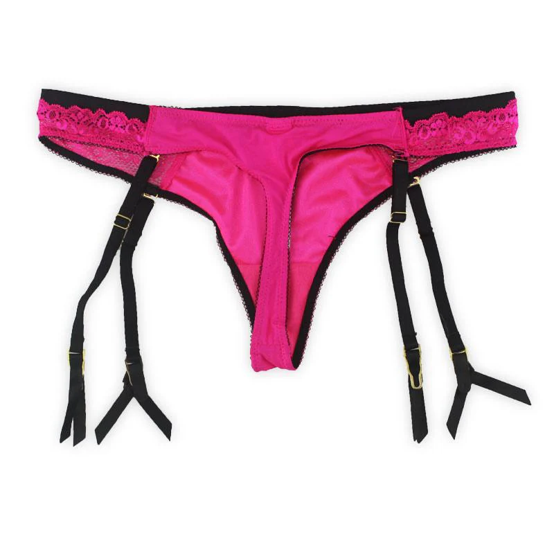 Gauze Lace Garter Belt w/ Removable Straps - Image 2