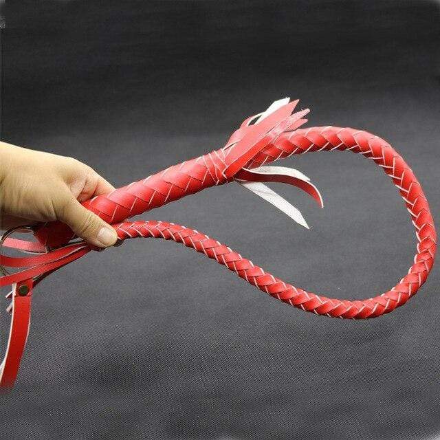 Genuine Cowhide Tassel Whip - Image 3
