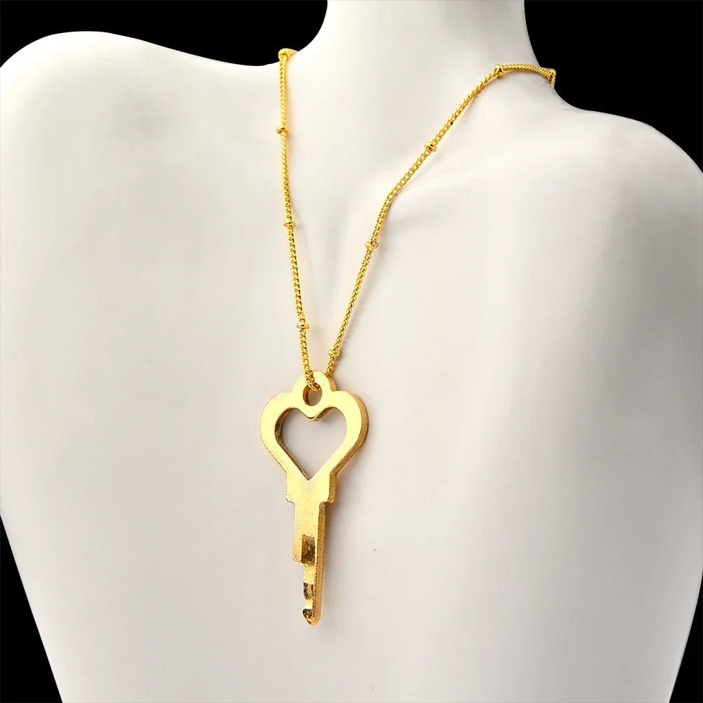 Golden Chastity Key Necklace - Image 3