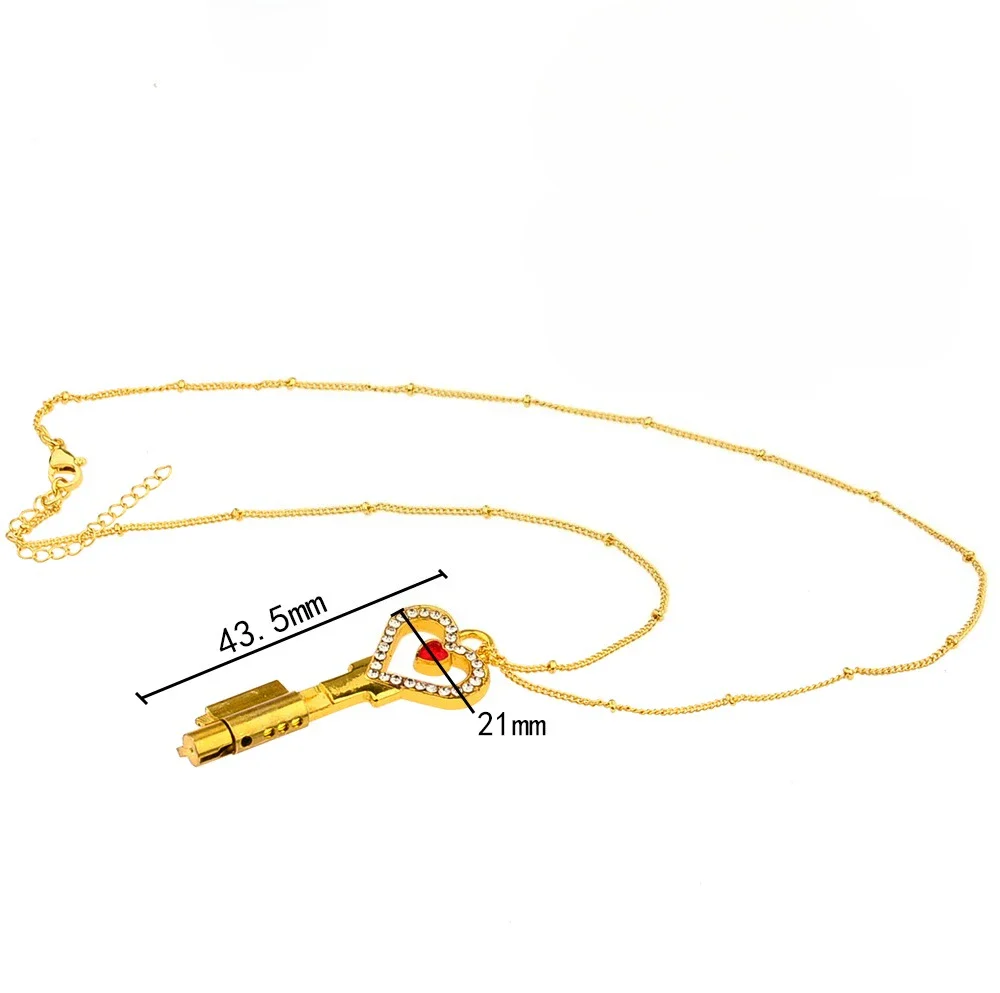 Golden Chastity Key Necklace - Image 4
