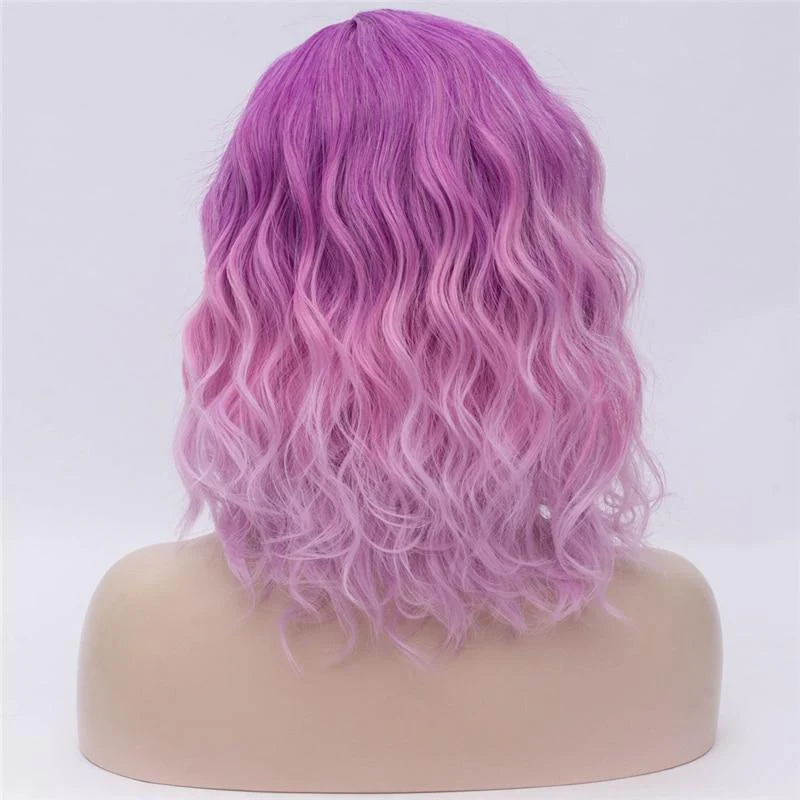 Gradient Short Wavy Wig - Image 2